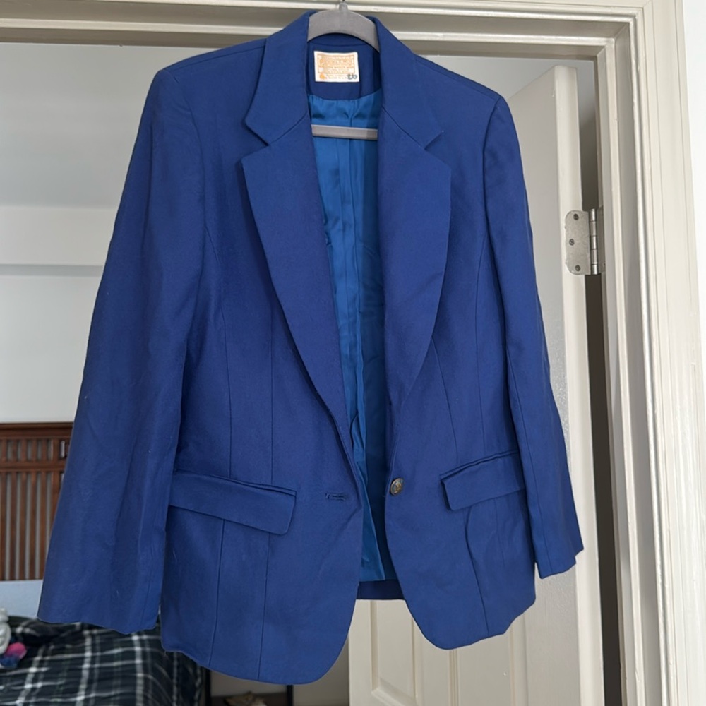 Pendleton royal blue blazer